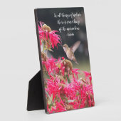 Kolibrie Aristoteles Philosophical Quote Fotoplaat (Zijkant)