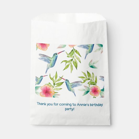 Kolibrie Bedankzakje (Voorkant)