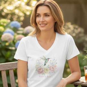 Kolibrie Bloem – Moederdag cadeau voor haar T-shirt