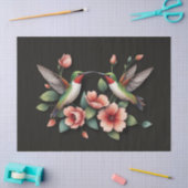 Kolibrie Bloem  Tissuepapier (Craft)