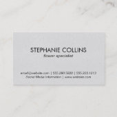 Kolibrie | Bloemen Visitekaartje (Achterkant)