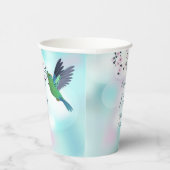 Kolibrie Cherry Blossom | Verjaardag van het meisj Papieren Bekers (Rechts)