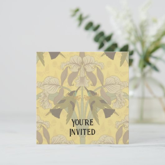 Kolibrie en Iris Kaart (Staand voorkant)