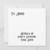 Kolibrie en Iris Kaart (Achterkant)