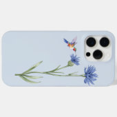 Kolibrie en korenbloem Case-Mate iPhone case (Achterkant (horizontaal))