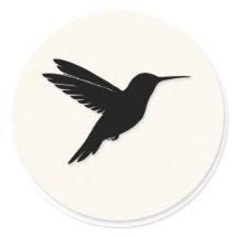 Kolibrie Envelope Seal Minimalistische Silhouet