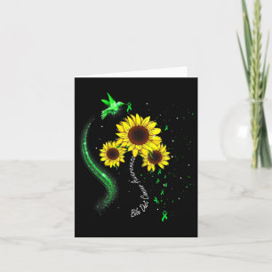 Kolibrie Groene Zonnebloem Galweg Kanker Bewust Kaart