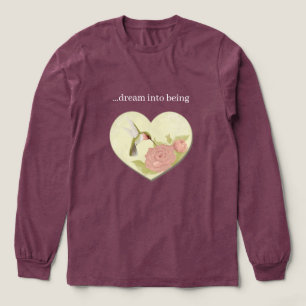 Kolibrie Hart Droom Vogel Tri-Blend Shirt