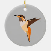 kolibrie keramisch Ornament (Achterkant)