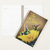 Kolibrie Kunst & Zonnebloem Fotomix Planner (Display)