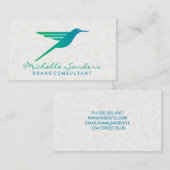 Kolibrie Logo Visitekaartje (Voorkant / Achterkant)