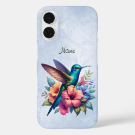 Kolibrie met Bloemen Hoesje-Mate iPhone Case