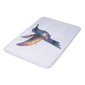 Kolibrie met Stary Night Sky Galaxy Bird Badmat (Gekanteld)