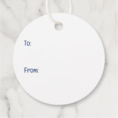 Kolibrie met Stary Night Sky Galaxy Bird Bedankjes Labels (Achterkant)