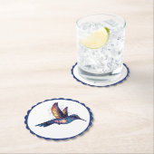 Kolibrie met Stary Night Sky Galaxy Bird Kartonnen Onderzetters (Insitu)