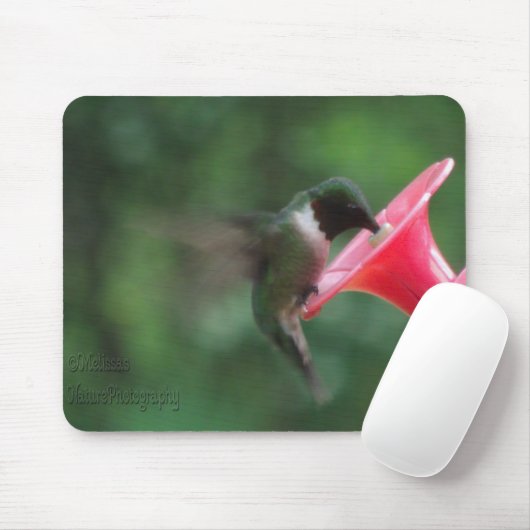 kolibrie mousepad muismat (Met muis)