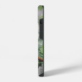 Kolibrie neergestreken op Leafy Branch iPhone Hoesje (Linkerkant)