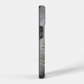 Kolibrie neergestreken op Leafy Branch iPhone Hoesje (Rechterkant)