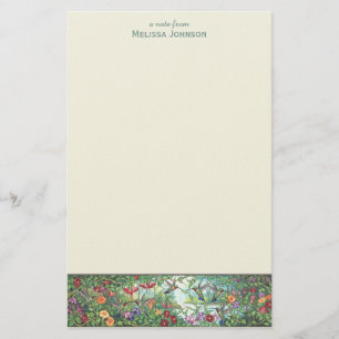 Kolibrie Nep Gebrandschilderde Naam Briefpapier