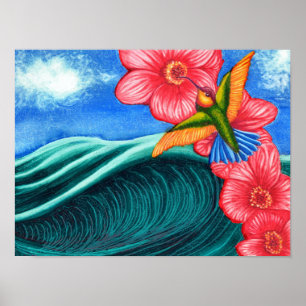 Kolibrie OceanPrint, Poster papier (mat)