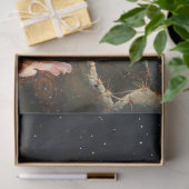 Kolibrie op een bloeiende cactus tissuepapier (Geschenk)