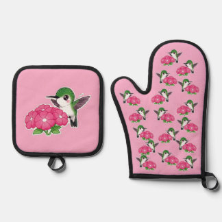 Kolibrie ovenwant & pannenlap set