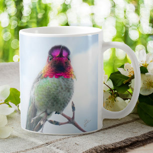 Kolibrie - Roze gekeelde Anna's kolibrie Koffiemok