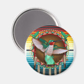 Kolibrie schildmagneet magneet (Voorkant / Achterkant)