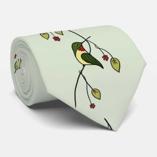 Kolibrie Stropdas (Opgerold)