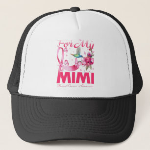 Kolibrie voor mijn Mimi borstkanker bewustzijn Trucker Pet