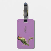 Kolibrie zit op donderbaai bagagelabel (Achterkant verticaal)