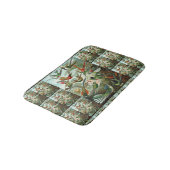 Kolibries door Ernst Haeckel, Oude vogels bomen Badmat (Gekanteld)