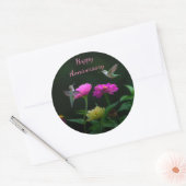Kolibries Happy Jubileum Sticker (Envelop)