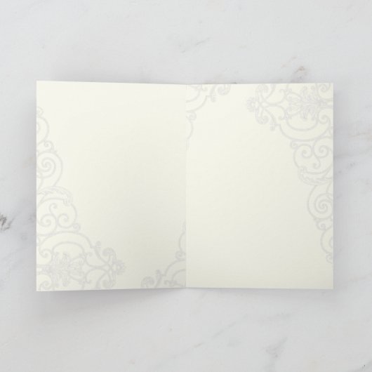 Kolibries in Swirls - Bruiloft Dank u Notities (Binnen)