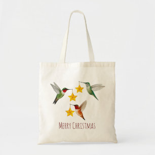 Kolibries Kerstmis Tote Bag
