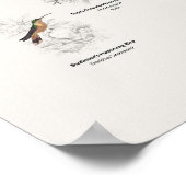 Kolibries - Naturalist's Library Poster (Hoek)