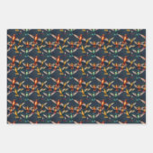 Kolibries van alle kleuren inpakpapier vel (Voorkant 2)