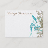 kolibries werveling ontwerp visitekaartje (Achterkant)