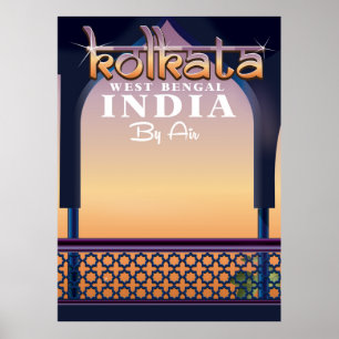 Kolkata - West-Bengaals poster voor de vakantie va