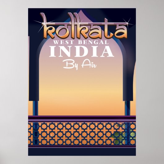 Kolkata - West-Bengaals poster voor de vakantie va (Voorkant)