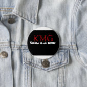 KOLLABO GROTE RONDE BUTTONNEN RONDE BUTTON 7,6 CM (In situ)