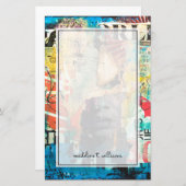 Kollage Head Briefpapier (Voorkant / Achterkant)