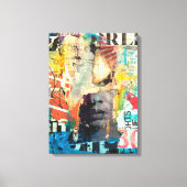 Kollage Head Canvas Afdruk (Voorkant)
