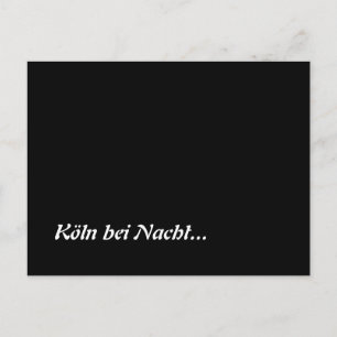 Köln bei Nacht Briefkaart