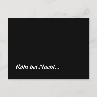 Köln bei Nacht Briefkaart