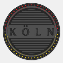 Köln City Pride Emblem – German Identity Ronde Sticker