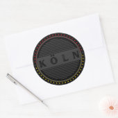 Köln City Pride Emblem – German Identity Ronde Sticker (Envelop)