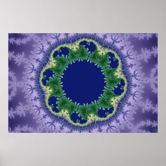 Kolo fractal art poster (Voorkant)