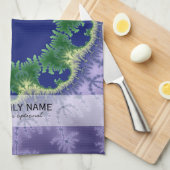 Kolo fractal art theedoek (Quarter Fold)