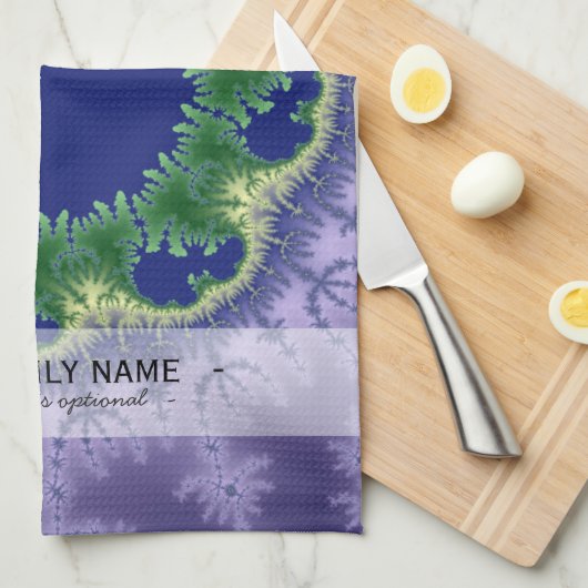 Kolo fractal art theedoek (Quarter Fold)